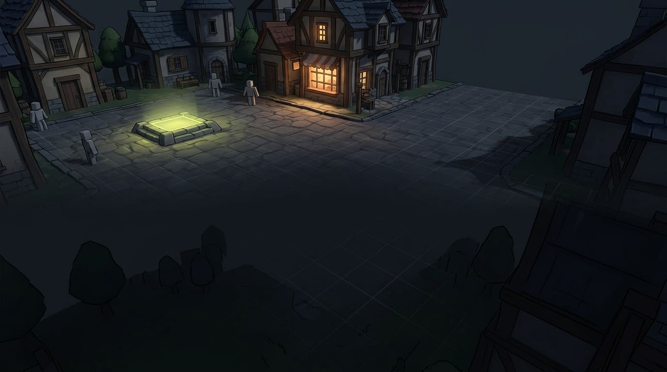 A game level as seen by the agent